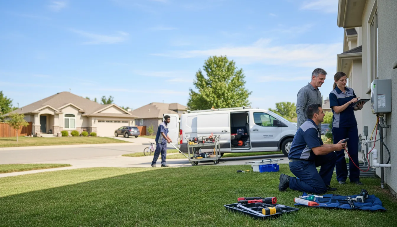Tankless water heater service in Whitewright, TX